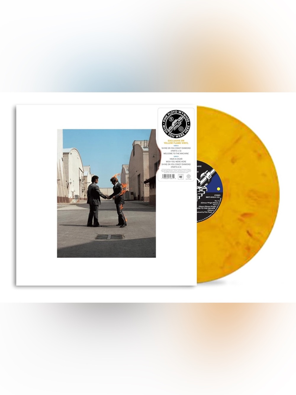 Pink Floyd / Yellow Flame Vinyl - Wish You Were Here